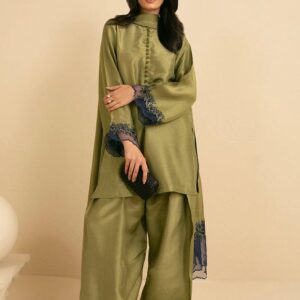 The Sage Royale: Silk Tunic & Palazzo Set